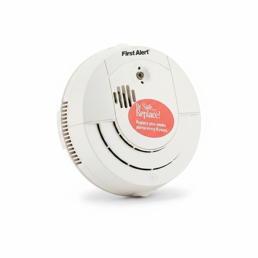 First Alert SA67C Battery Operated Ionization Smoke Alarm White Home Safety